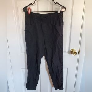 Old Navy Black Linen Pants